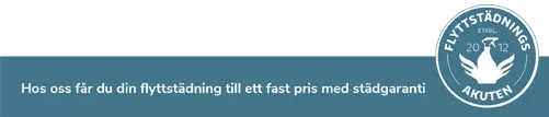 flyttstädningsakuten i kalmar slogan